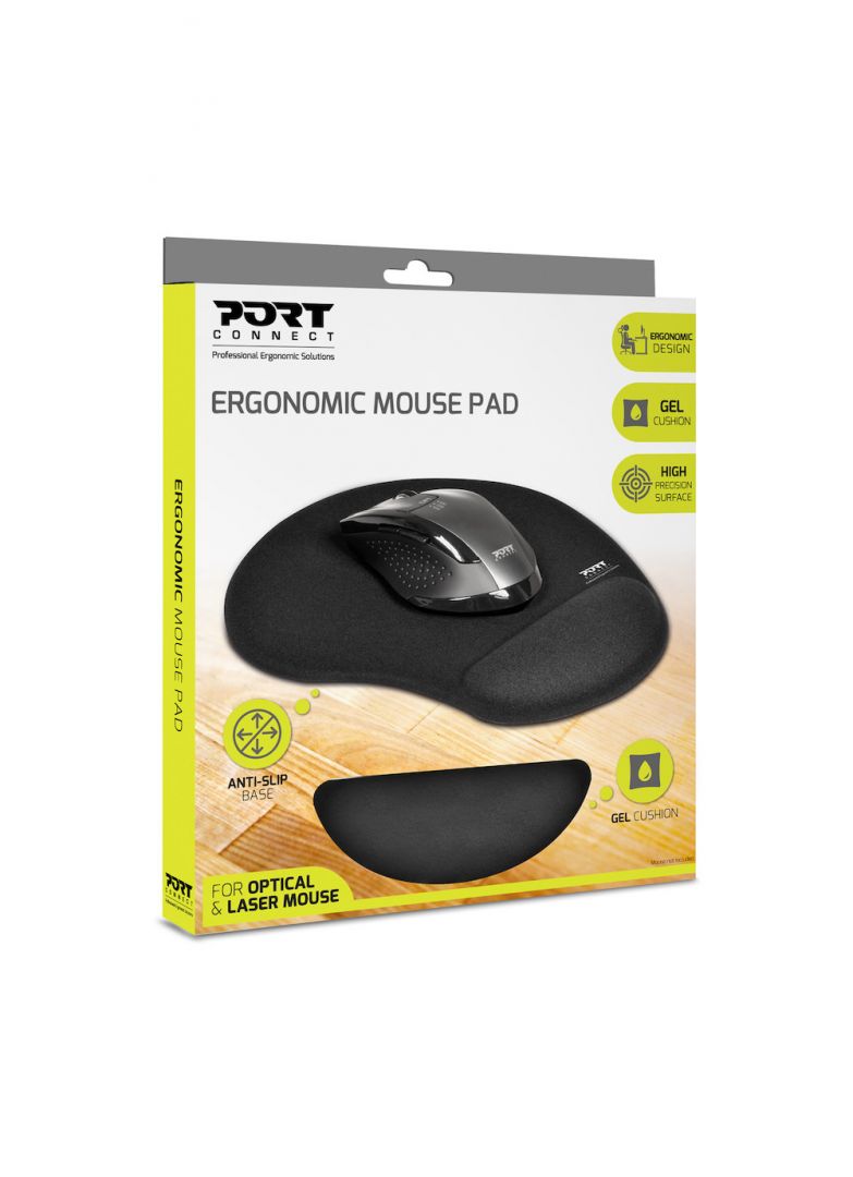 Port Designs Ergonomic mouse pad Black