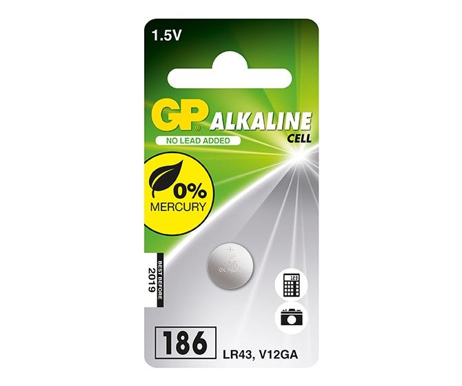 GP LR43 (186) Alkáli gombelem