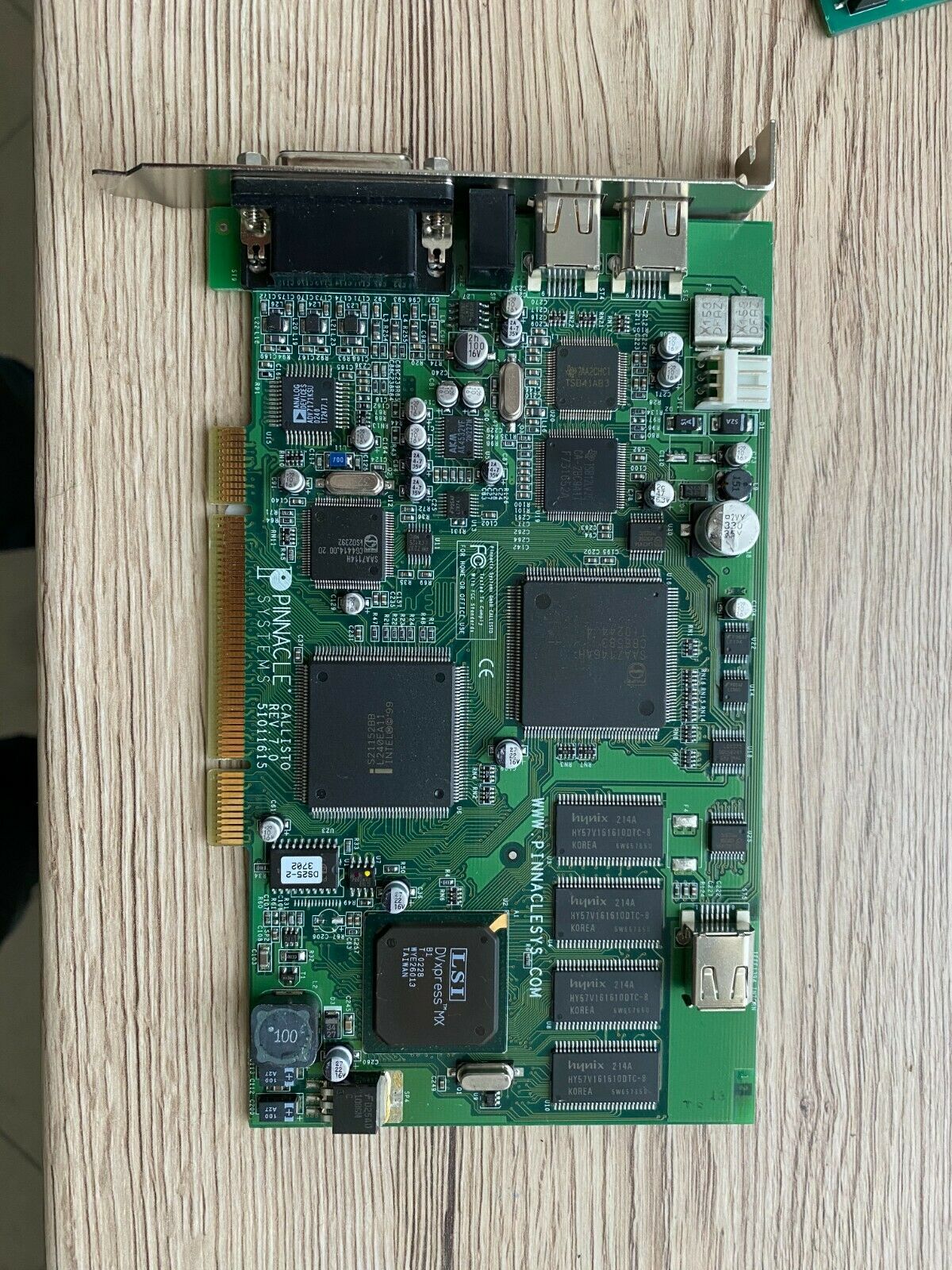 Pinnacle SYSTEMS Callisto Rev.7.0 51011615 Video Editing Capture Carte Card_ PCI