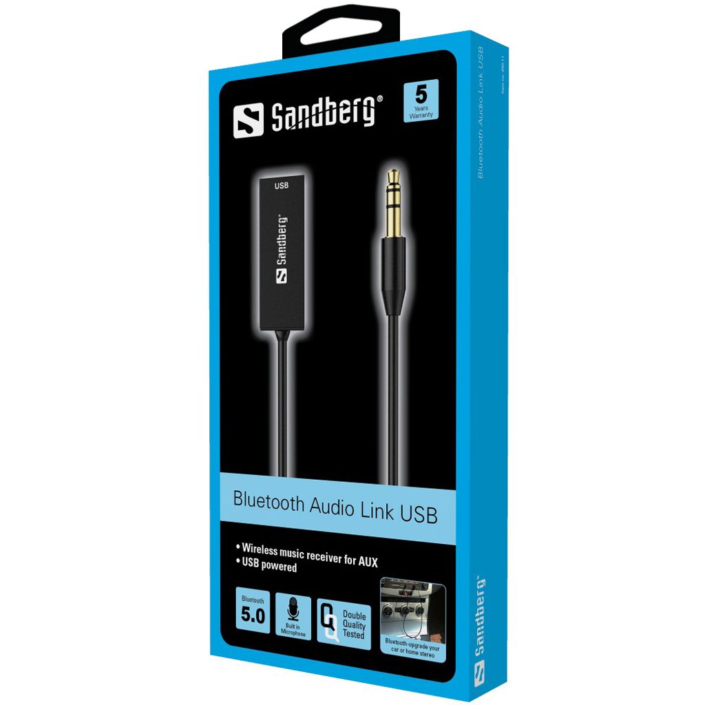 Sandberg Bluetooth Audio Link USB Black