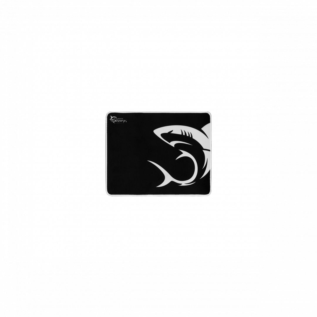 White Shark Shark M Mousepad Black