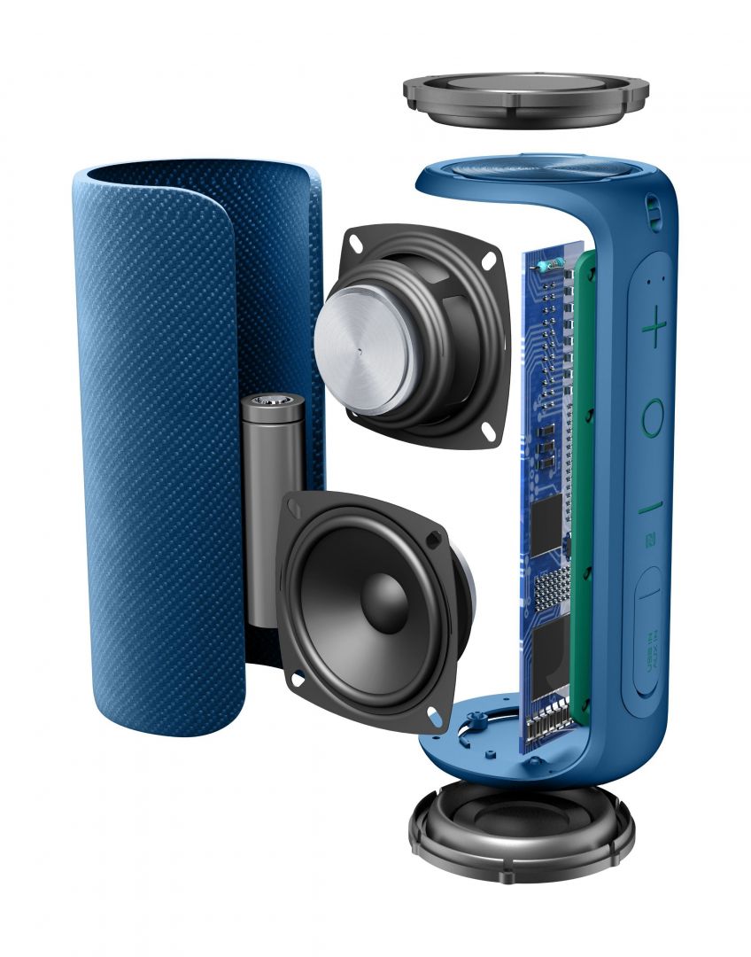 Cellularline Bireless Thunder waterproof speaker, AQL? certification, blue