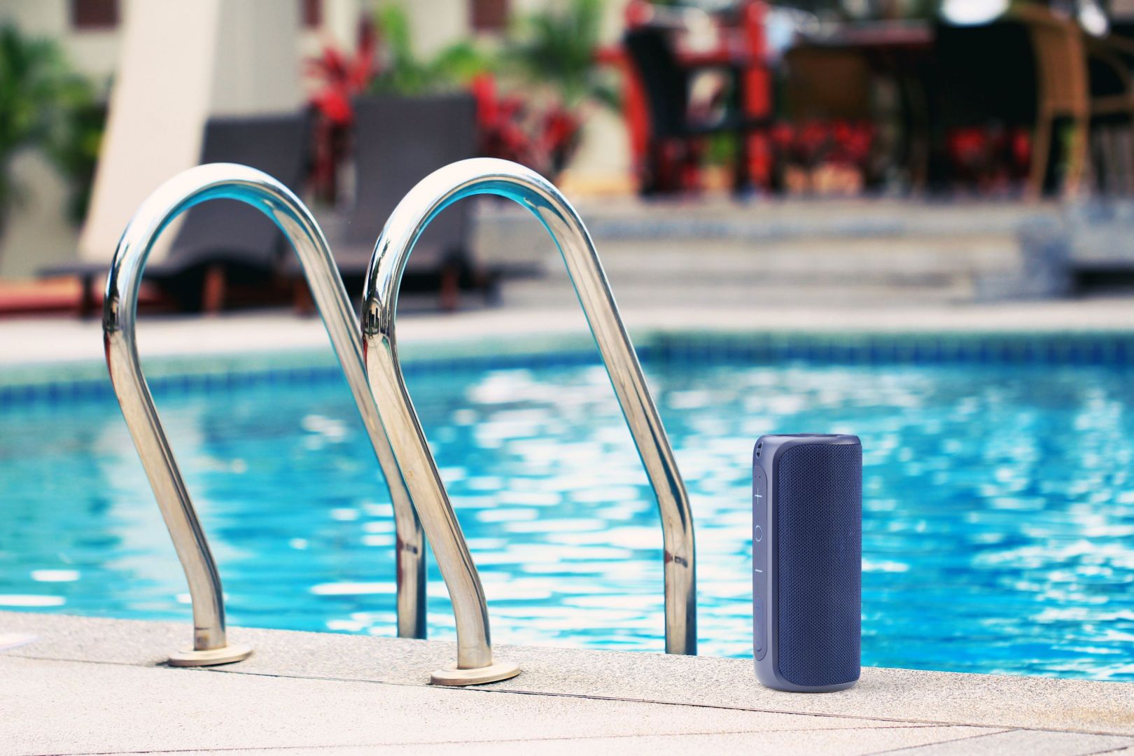 Cellularline Bireless Thunder waterproof speaker, AQL? certification, blue