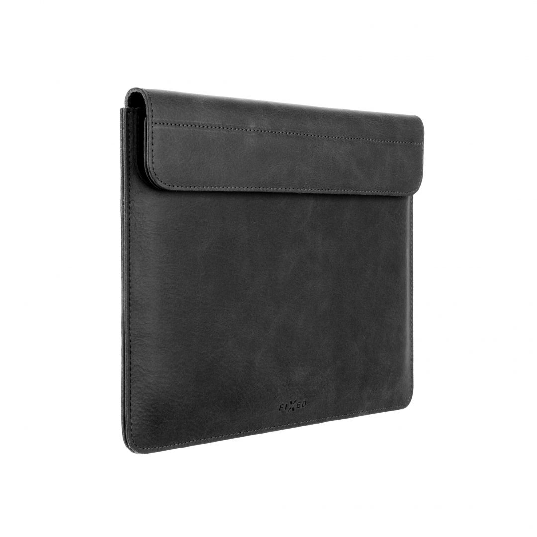 FIXED Leather case FIXED Oxford for Apple MacBook Pro 15 " (2016 and newer), black