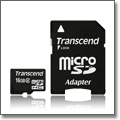 Transcend 2GB microSD Card + adapter