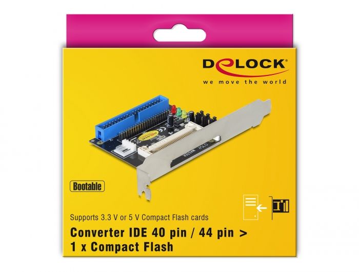 DeLock Converter IDE 40 pin / 44 pin > 1x Compact Flash