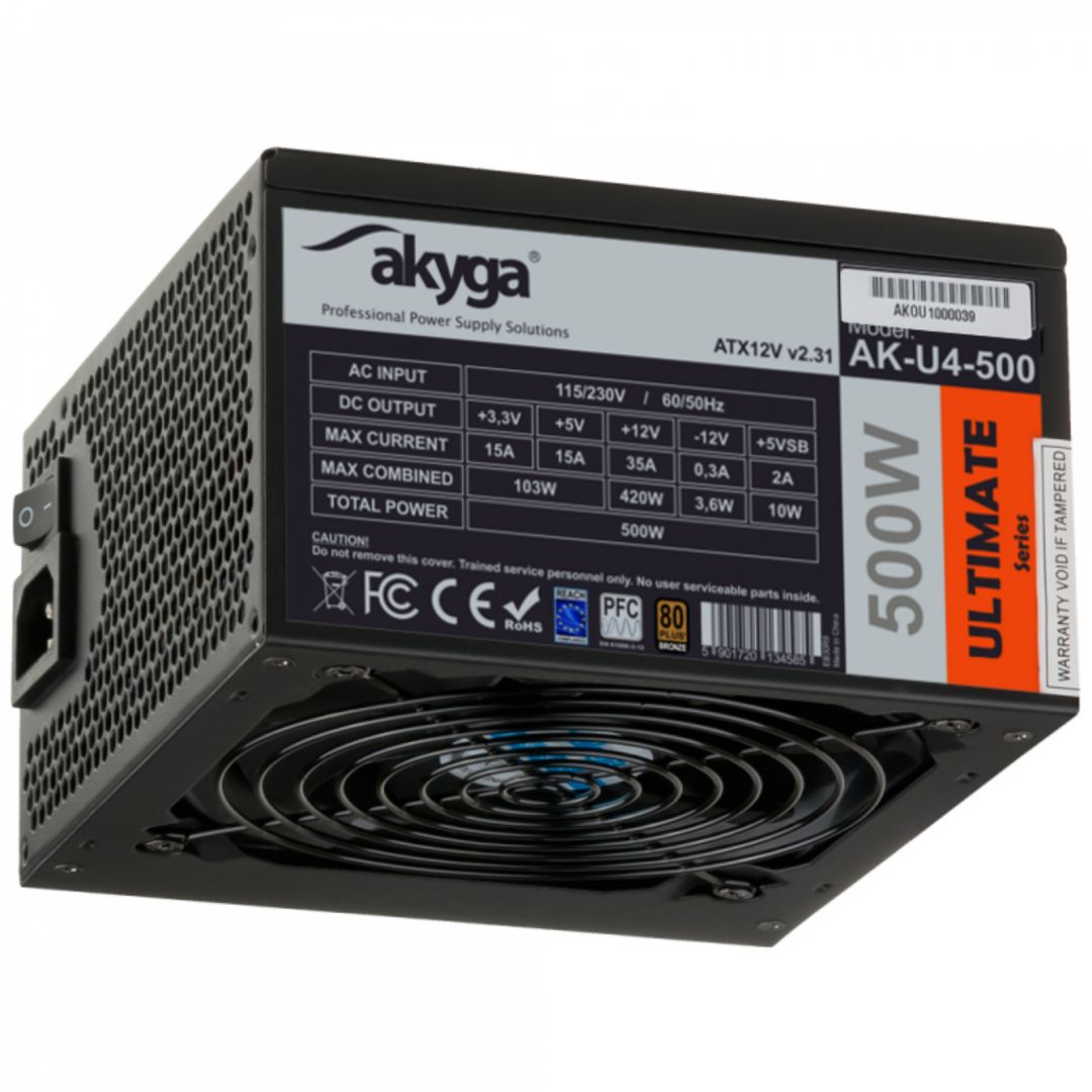 Akyga 500W 80+ Bronze