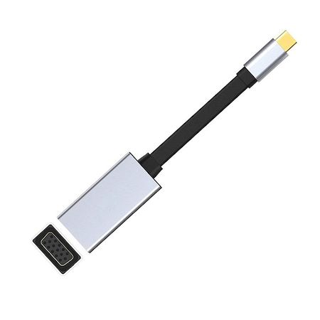 Platinet USB-C>VGA Adapter 1080p 60Hz 10cm Grey