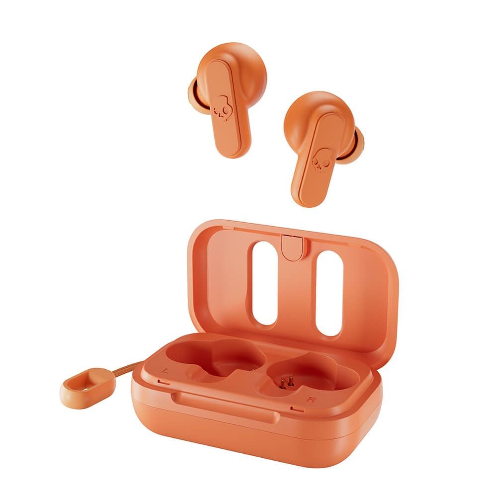 Skullcandy Dime True Wireless Bluetooth Earbuds Golden Age Orange