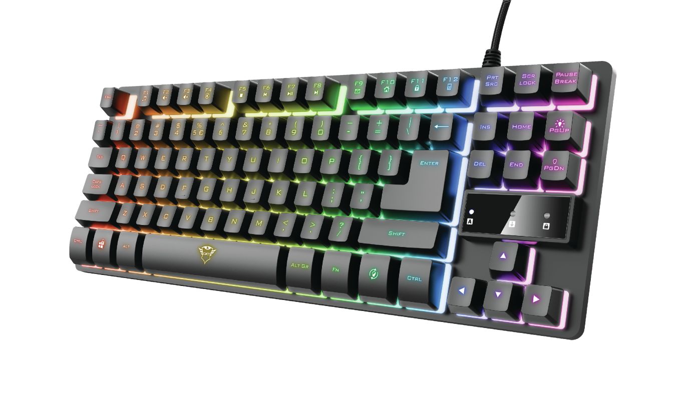 Trust GXT 833 Thado LED Gaming Keyboard Black HUN