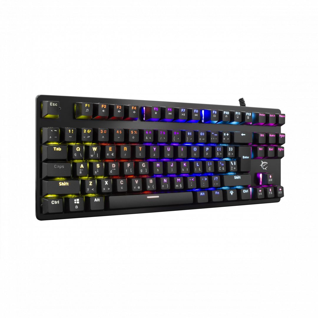 White Shark GK-1925 Spartan RGB Mechanikus keyboard Black US