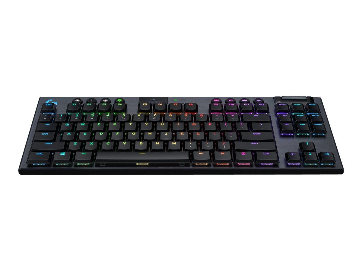 Logitech G915 TKL Lightspeed Wireless RGB Mechanical Gaming Keyboard Tactile Keyboard Black US