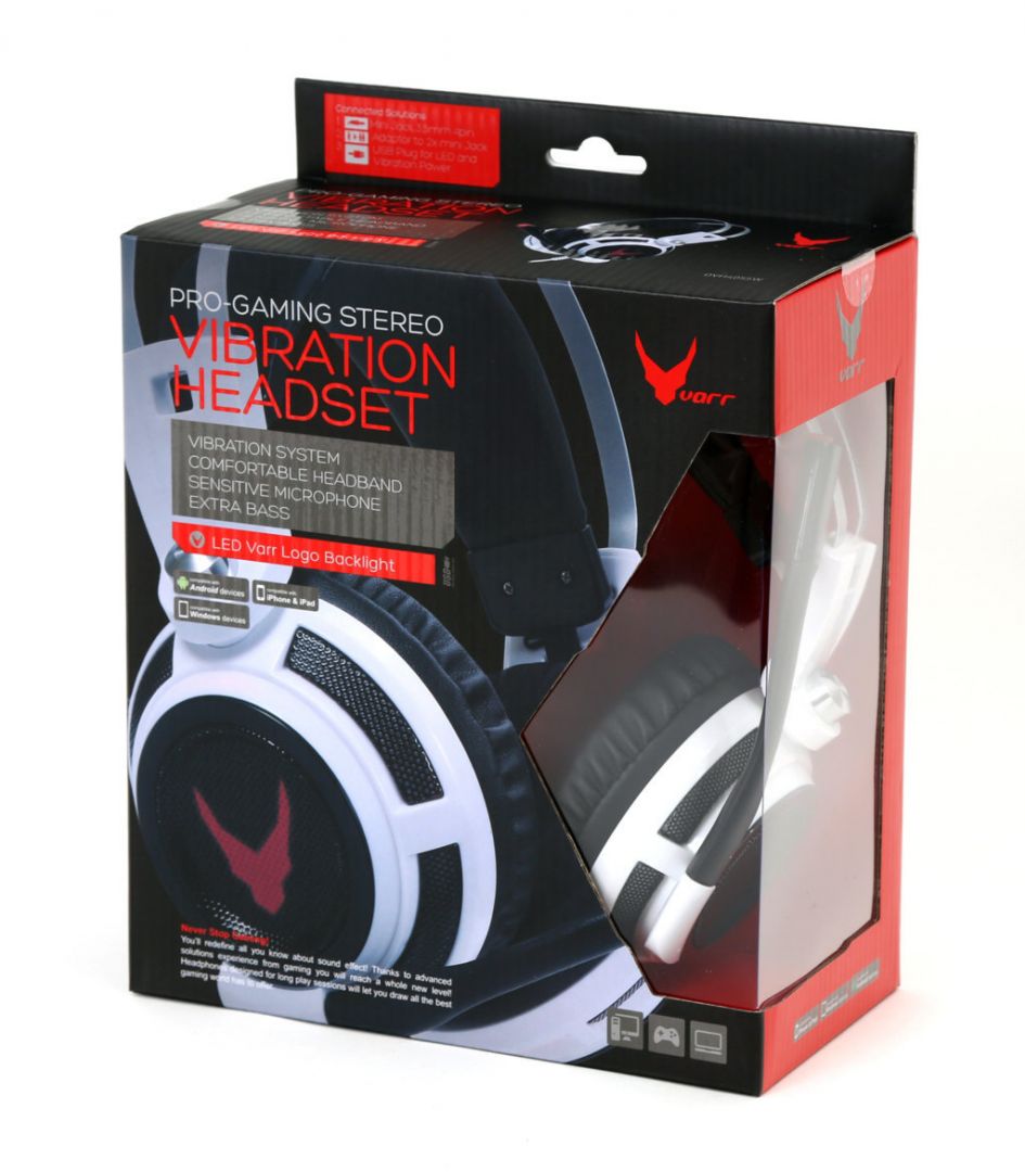 Omega Varr OVH-4055 Gaming headset Black/White