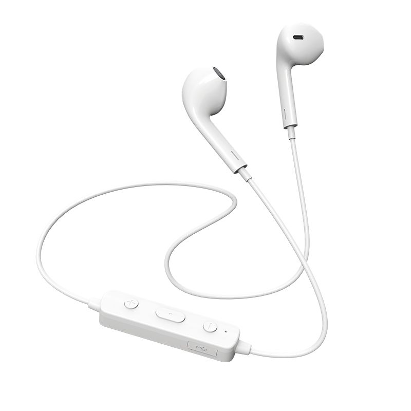 BOROFONE Wireless Headset with Micro SD Reader White