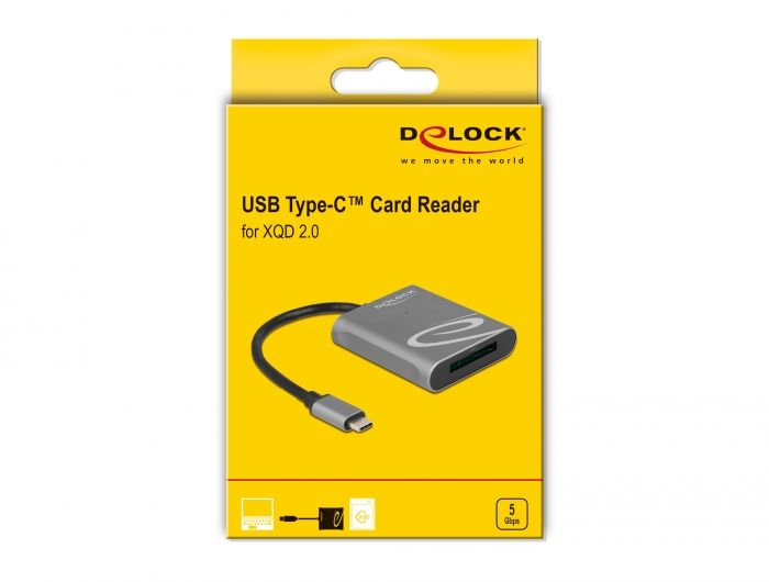 DeLock USB Type-C to Card Reader for XQD 2.0