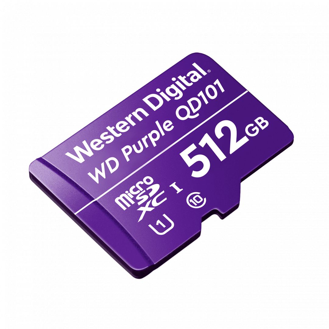 Western Digital 512GB microSDXC Class10 UHS-I (U1) Purple QD101