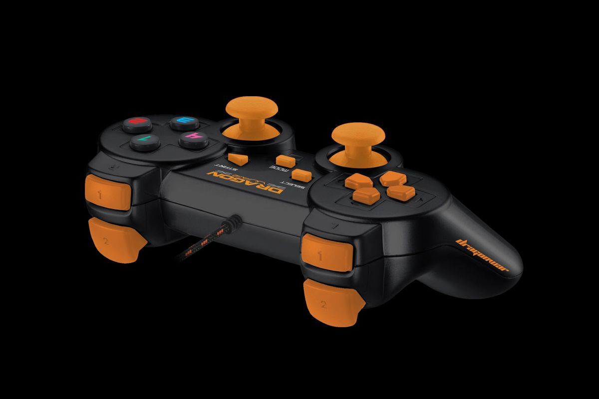 Dragon War DragonShock USB Gamepad Black