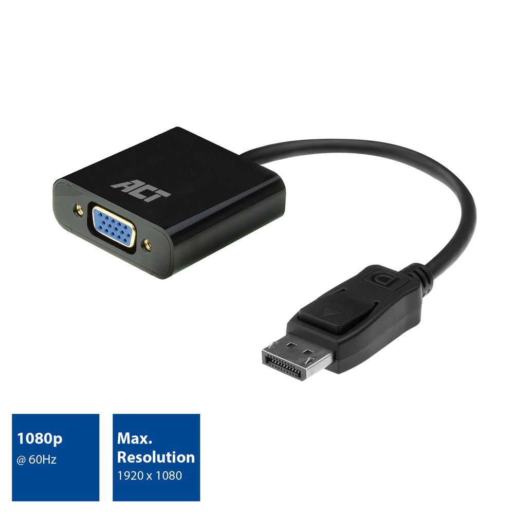 ACT AC7515 DisplayPort to VGA Adapter