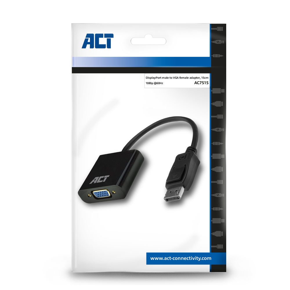 ACT AC7515 DisplayPort to VGA Adapter