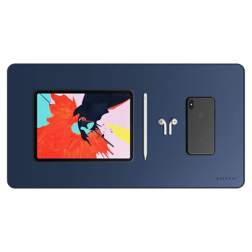 Satechi Eco Leather DeskMate Egérpad Blue