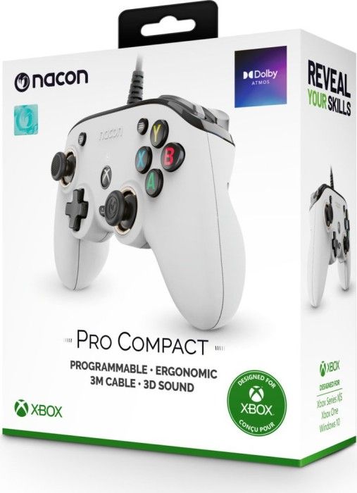 Nacon Xbox Series X/S Pro Compact Gamepad White