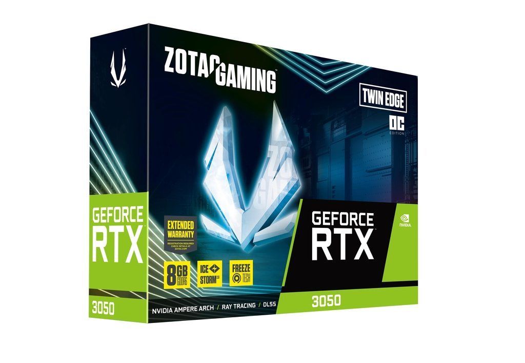 Zotac GeForce RTX 3050 8GB DDR6 Twin Edge OC