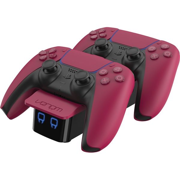 Venom PS5 Twin Docking Station Cosmic Red