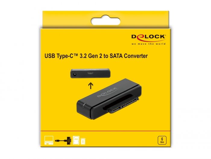 DeLock USB Type-C 3.2 Gen 2 to SATA Converter