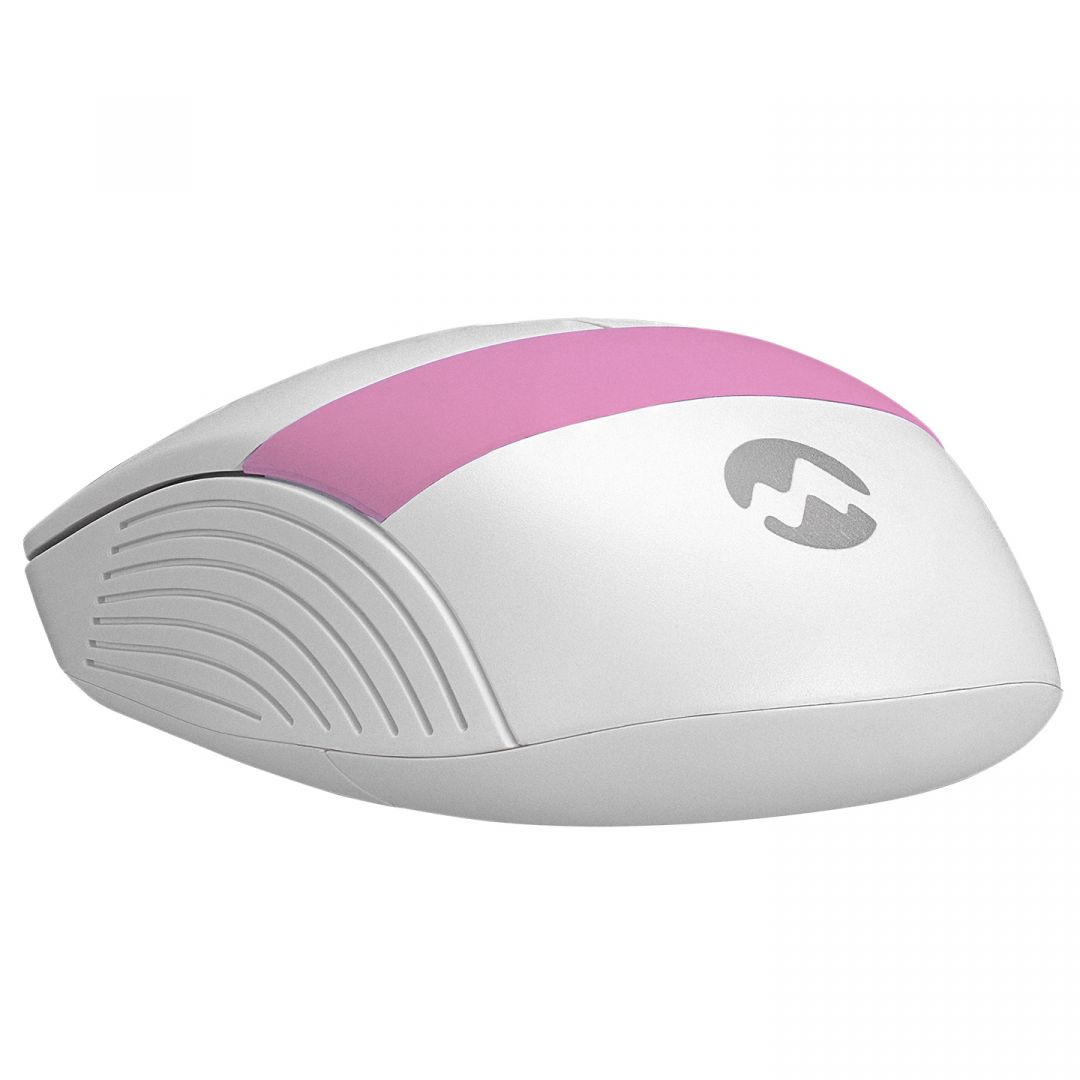 Everest SM-18 Wireless Optical Mouse White/Pink