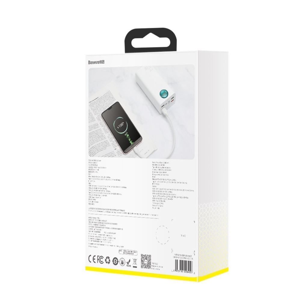 Baseus Amblight Powerbank 30000 mAh White