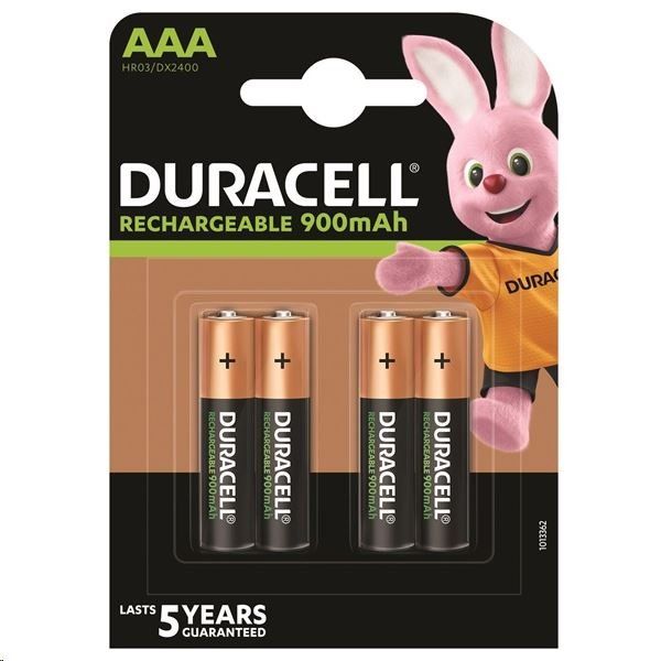 Duracell 900mAh AAA Ni-MH akkumlátor 4db/csomag