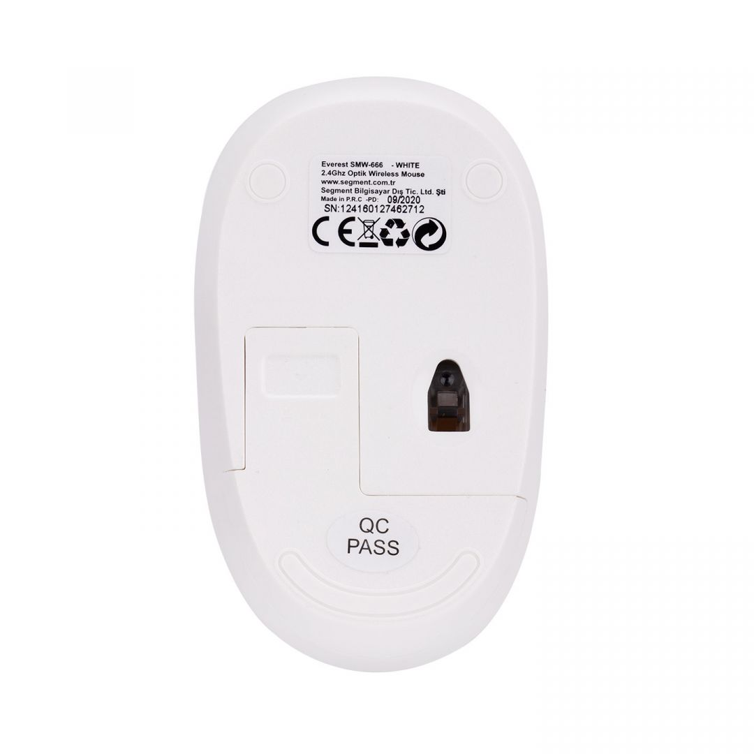 Everest SMW-666 Optical Wireless Mouse White