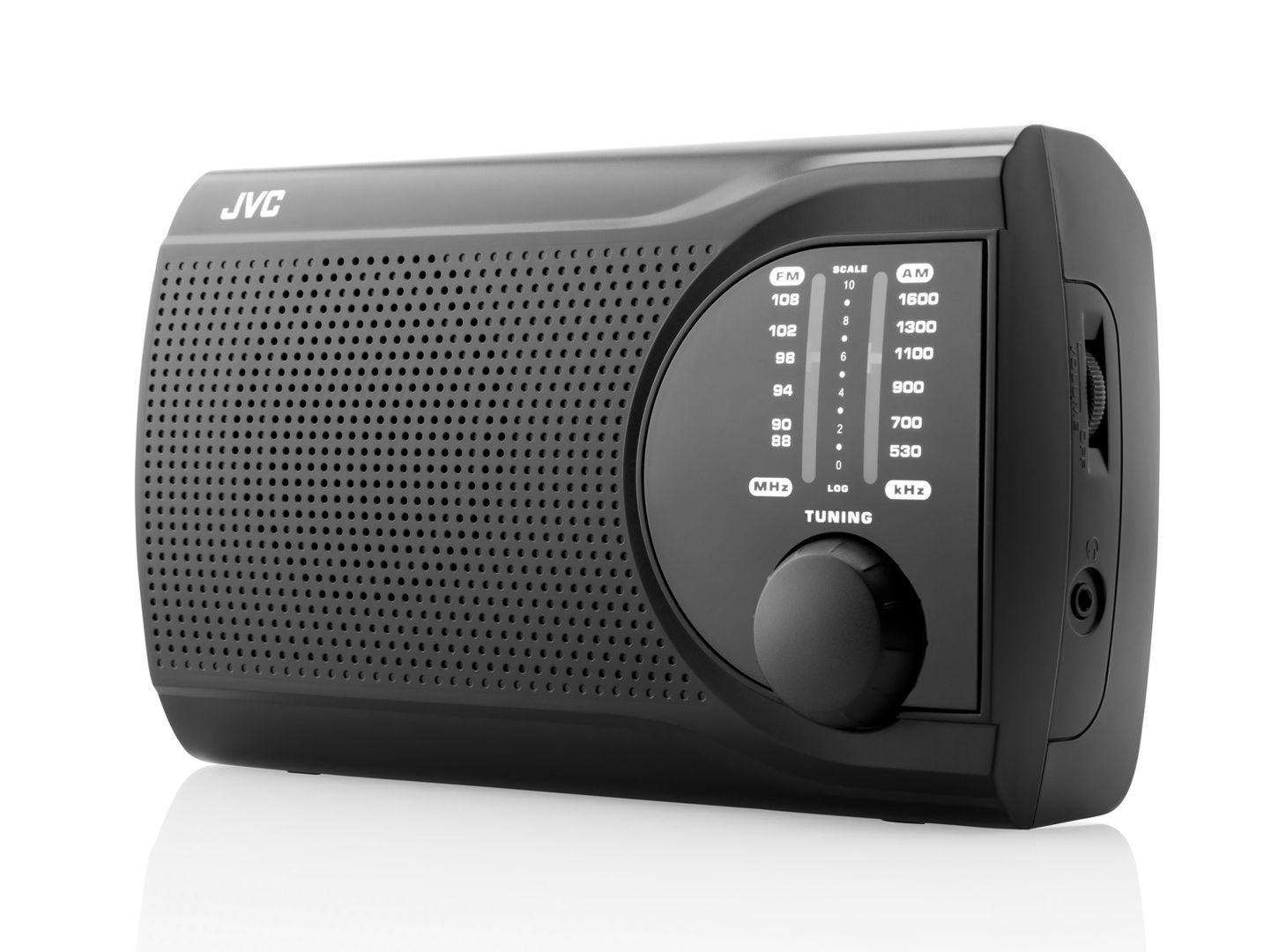 JVC RA-E321B Portable FM Radio Black