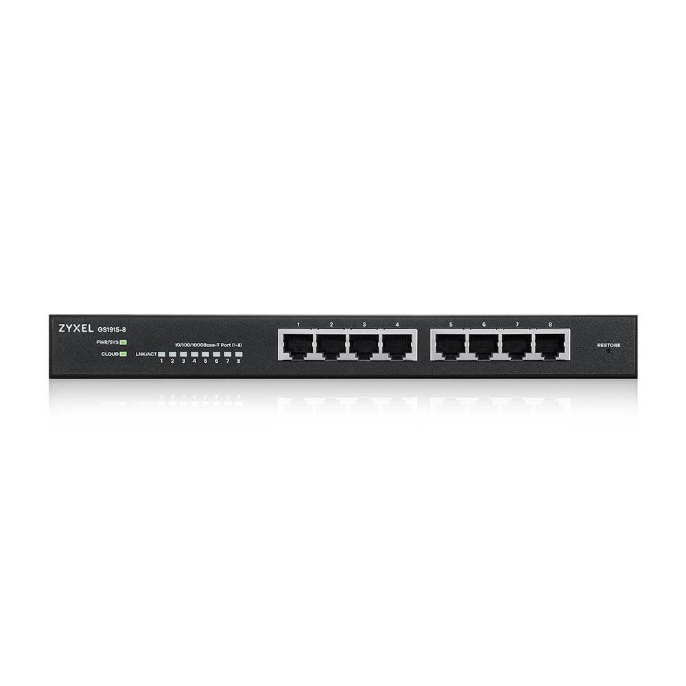 ZyXEL GS1915-8 8-port GbE Smart Managed Switch