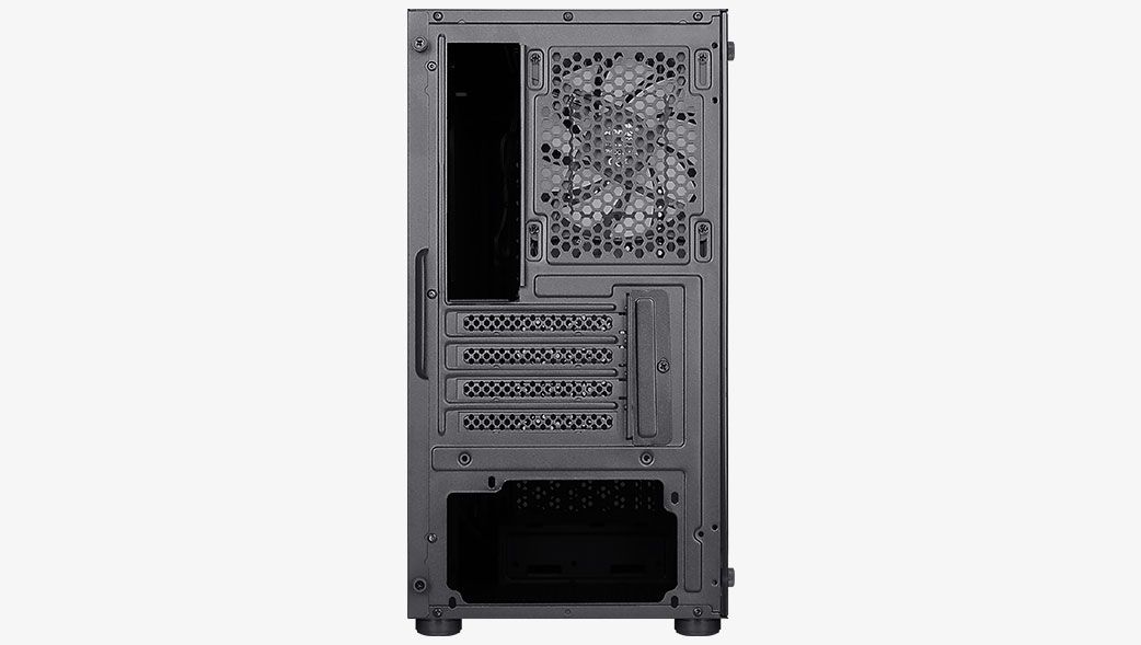 Aerocool Hexform-G-BK-V2 RGB Tempered Glass Black