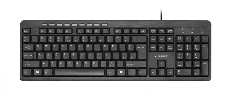 Gembird KB-UM-106 Standard keyboard Black US