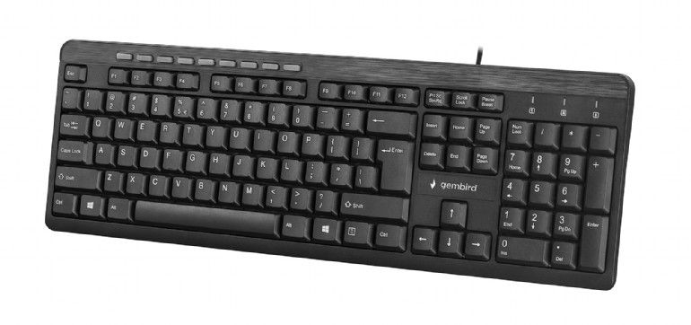 Gembird KB-UM-106 Standard keyboard Black US