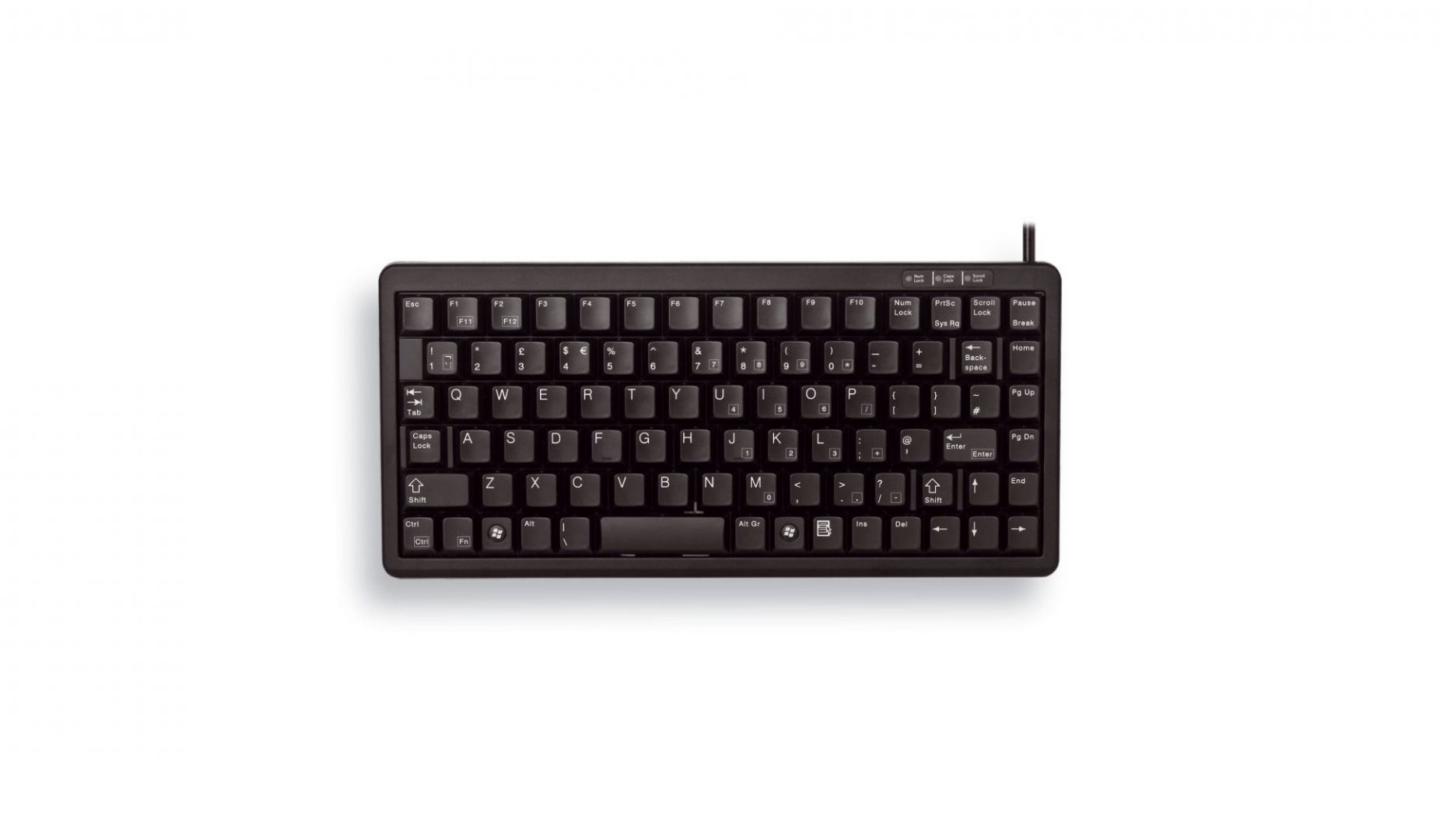 Cherry G84-4100 Compact billentyűzet Black UK