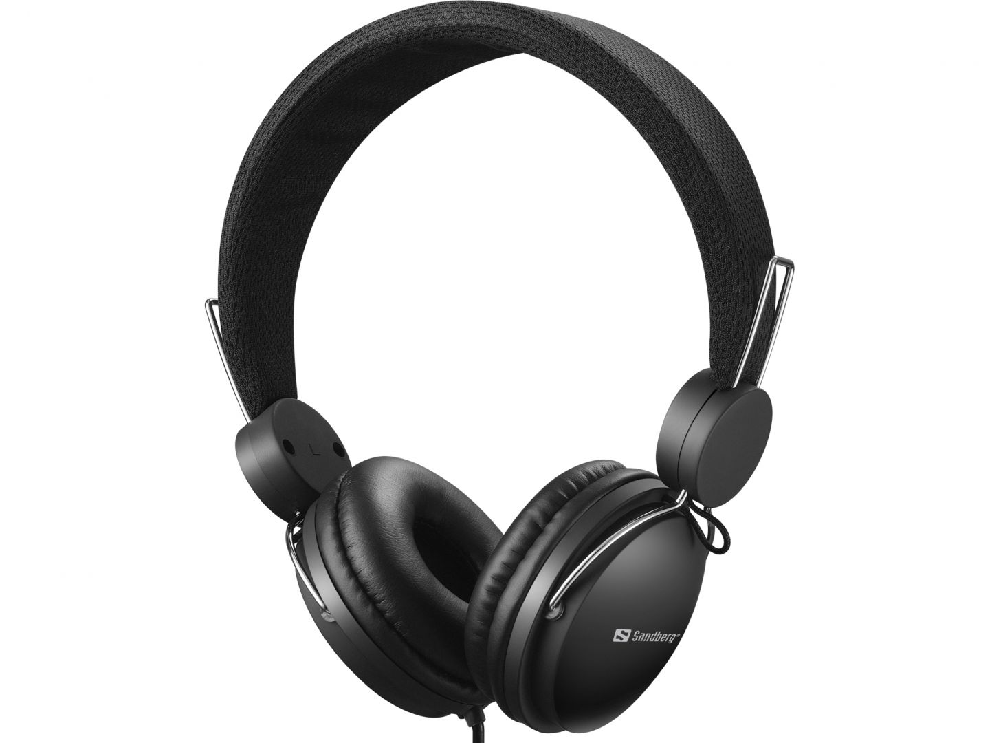 Sandberg MiniJack Headset with Line-Mic Black