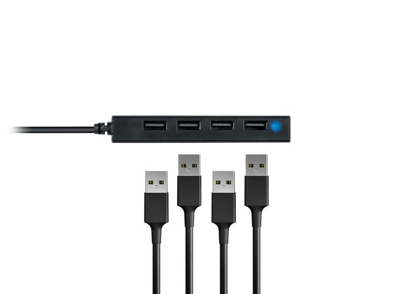 Conceptronic 4-Port USB 2.0 HUB Black