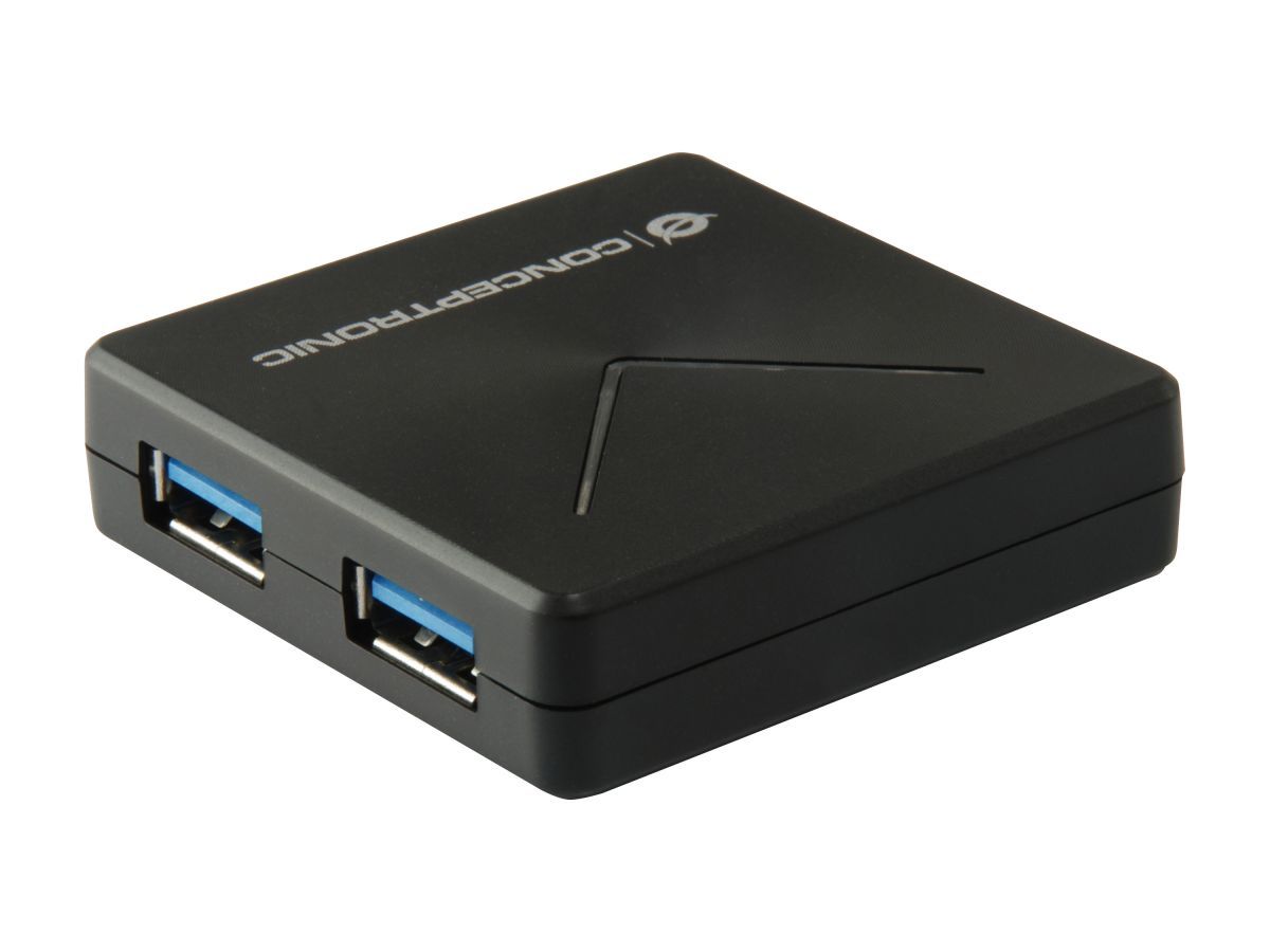 Conceptronic 4-Port USB 3.0 HUB Black