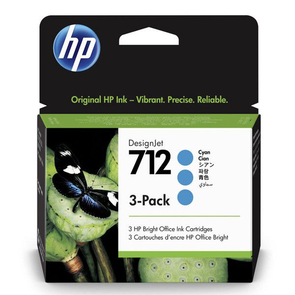HP 712 Cyan tintapatroncsomag