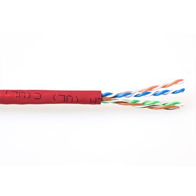 ACT CAT6A U-UTP Installation cable 305m Red