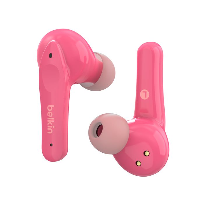 Belkin SoundForm Nano Wireless Earbuds for Kids Pink