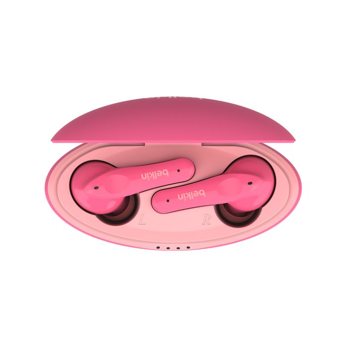 Belkin SoundForm Nano Wireless Earbuds for Kids Pink