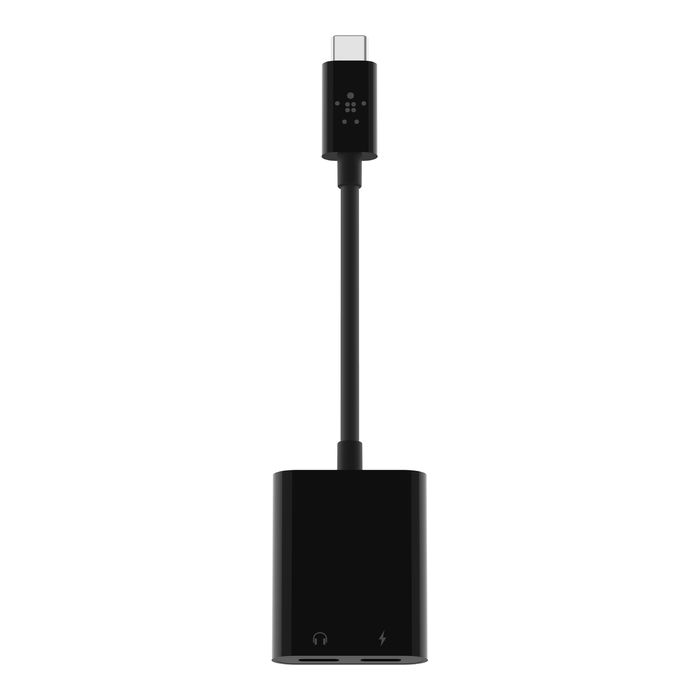 Belkin Connect USB-C Audio + Charge Adapter Black