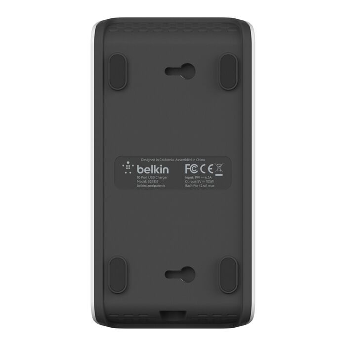 Belkin Rockstar 10-Port USB Charging Station White