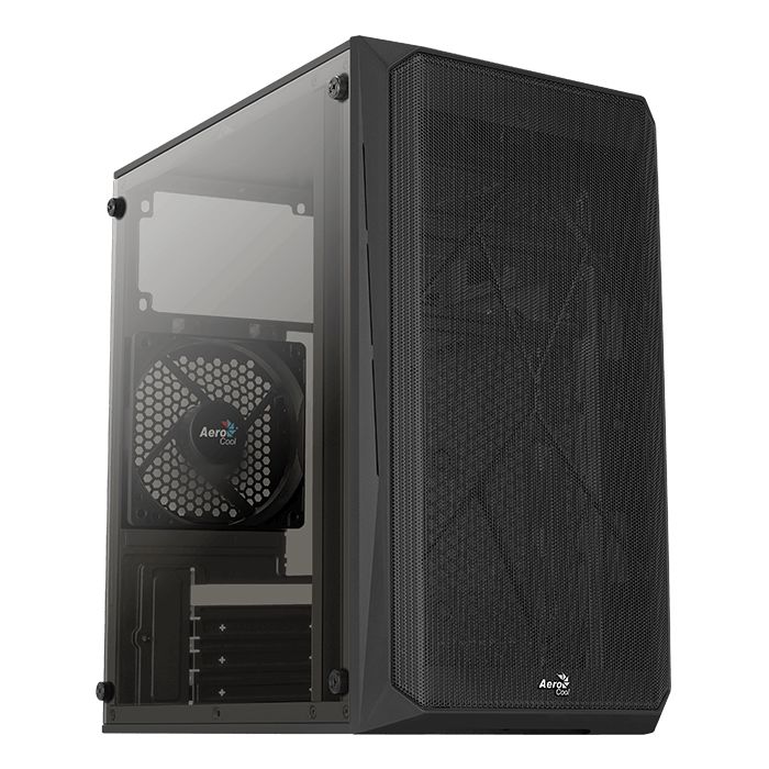Aerocool CS-107 Mesh FRGB Window Black