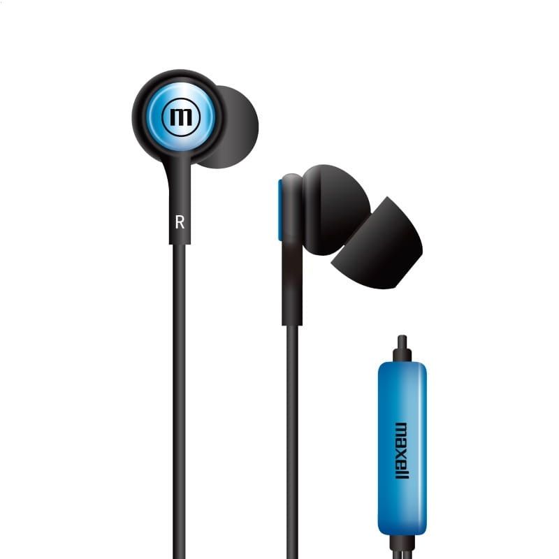 Maxell In-Tips Earphones Black