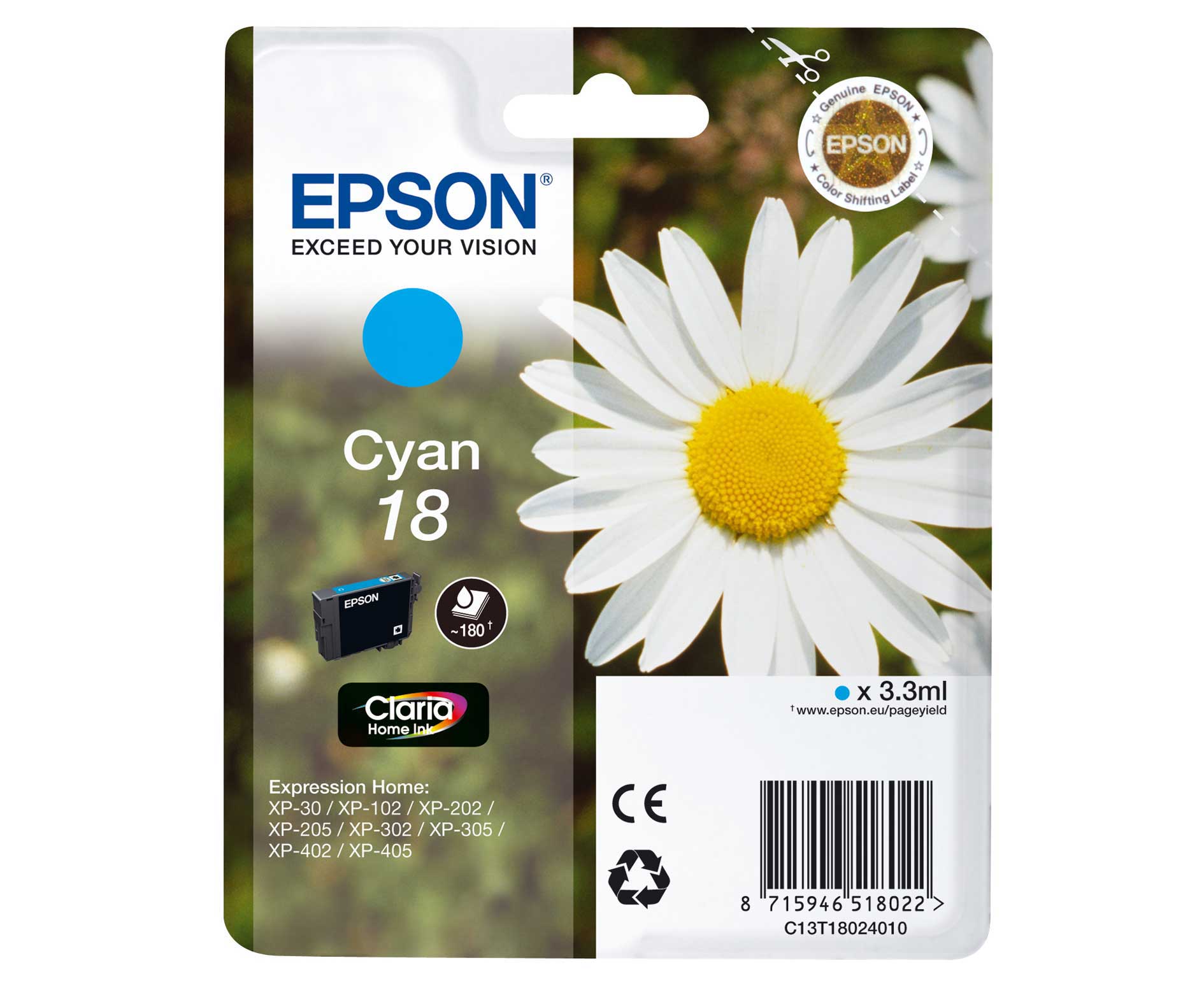 Epson T1802 Cyan